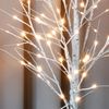LED Lichterbaum Birkenstamm 150cm Dekobaum Gartendeko Weihnachtsdeko warmweiß Bild 3
