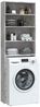 vidaXL Waschmaschinenschrank Betongrau 64x24x190 cm 808408 Bild 5