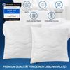 LILENO HOME Kopfkissen - gestepptes Kissen in verschiedenen Größen - Made in Germany, Füllung: 100% Polyester, Rückenschläfer, Seitenschläfer, Bauchschläfer, Spar-Set, 4er Set, Kopfkissen 80x80 cm HART mit 1.200g Füllung, allergikergeeignet Bild 4