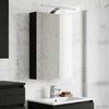 vidaXL Badezimmerspiegelschrank mit Regal mit Tür Schwarz Eichen-Optik 889032 Bild 4