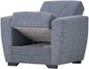 Sessel Artvin / Alanya, Stoff, Grau, 100 x 84 x 91 cm Bild 3
