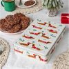 Rex London Keksdose Aufbewahrungsdose Dackel rechteckig Weihnachten, 27x19x6,5 cm, (mit Deckel) Bild 2