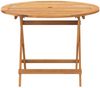 vidaXL 5-tlg. Garten-Essgruppe Stoff und Massivholz Anthrazit 3281773 Bild 5