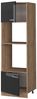Mikrowellenschrank R-Line Schwarz Hochglanz 60 cm Vicco Bild 4