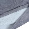 Deckenpullover Pullover Decke Kuscheldecke Oversize Unisex Hellgrau Bild 2