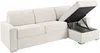 Vente-unique - CALITO Sofa Stoff Beige - B 223 cm152 cm x H 85 cm x L 298 cm Bild 3