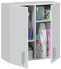 Wandhängeschrank >Multipurpose< in Weiß - 59x60x27 (BxHxT) Bild 4