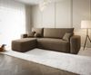 Ecksofa Schlafsofa Sofa AGEPO Stoff Curio Braun Ottomane Links Bild 2