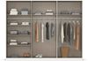rauch Alabama, Kleiderschrank, 6-türig, mit 6 Einlegeböden und 3 Kleiderstangen, Farbe Weiß, BxHxT 271x210x54cm Bild 5