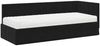 vidaXL Eckbettgestell mit Matratze mit Kopfteil 2 pcs Schwarz Samt 3393843 Bild 4