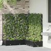 vidaXL Garten-Pflanzgefäß 5 pcs Schwarz 120 x 120 x 126 cm Kunststoff 42002855 Bild 3