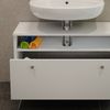 Waschbeckenunterschrank Fynn Weiß 80.2 x 54 cm mit Schublade Vicco Bild 5