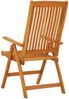 vidaXL Klappbare Gartenstühle 2 Stk. Massivholz Eukalyptus 316069 Bild 5