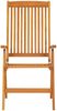vidaXL Klappbare Gartenstühle 2 Stk. Massivholz Eukalyptus 316069 Bild 3