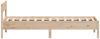 vidaXL Massivholzbett ohne Matratze 75x190 cm Kiefernholz 842782 Bild 5