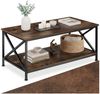 tectake Couchtisch Pittsburgh (1-St, 1 tlg), Trendiger Couchtisch in minimalistischer Industrie-Optik Bild 5
