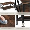 tectake Couchtisch Pittsburgh (1-St, 1 tlg), Trendiger Couchtisch in minimalistischer Industrie-Optik Bild 3