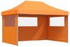 vidaXL Partyzelt Faltbar Pop-Up mit 3 Seitenteilen Orange 4005017 Bild 2