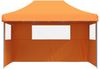 vidaXL Partyzelt Faltbar Pop-Up mit 3 Seitenteilen Orange 4005017 Bild 3