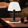 2er Set LED Solar Tischlampe, schwarz weiß, 3 Stufen, H 28 cm Bild 3