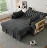 Schlafsofa 140 x 137 x 84 cm mit Schlaffunktion, USB-Anschluss, Getränkehalter und 2 Kissen Bild 3