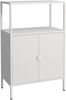 Aktenschrank Hailuoto 70x40x110 cm Stahl Hellgrau [en. casa] Bild 2
