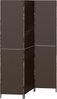 Raumteiler, Paravent Braun 146 x 180 cm Poly-Rattan Bild 2
