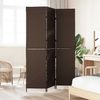 Raumteiler, Paravent Braun 146 x 180 cm Poly-Rattan Bild 3