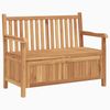 vidaXL Gartenbank mit Speicher 114 x 60 x 90 cm Massivholz Teak 42001959 Bild 2