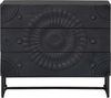 vidaXL Schubladenschrank mit Schubladen Schwarz 75 x 30 x 65 cm 42020084 Bild 3