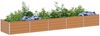 vidaXL Hochbeet Hellbraun 400 x 80 x 45 cm Verzinkter Stahl 42017339 Bild 3