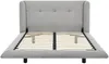 Vente-unique - PENAVI Bett Stoff Grau - B 219 cm x H 103 cm x L 176 cm Bild 4