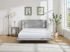 Vente-unique - PENAVI Bett Stoff Grau - B 219 cm x H 103 cm x L 176 cm Bild 2