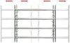 vidaXL Fenstergitter 1000-1500 mm Galvanisiertes Stahl Silber 141387 Bild 2