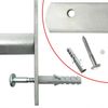 vidaXL Fenstergitter 1000-1500 mm Galvanisiertes Stahl Silber 141387 Bild 4