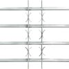 vidaXL Fenstergitter 1000-1500 mm Galvanisiertes Stahl Silber 141387 Bild 3