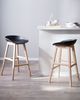 Barstuhl schwarz 2er Set MICCO Bild 3