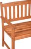Gartenbank TORBEN 2-Sitzer - 110cm Breit, Akazie, Natur | Terrassenbank Wetterfest Sitzbank Outdoor Bank Bild 2