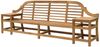 Gartenbank Rosario mit Seitentischen Teak Massivholz - Breite: 180 cm Bild 3