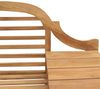 Gartenbank Rosario mit Seitentischen Teak Massivholz - Breite: 180 cm Bild 5