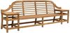 Gartenbank Rosario mit Seitentischen Teak Massivholz - Breite: 180 cm Bild 2