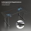 Dripex Eckschreibtisch Elektrisch Höhenverstellbar 180x110 L-form Schreibtisch Standing Desk Bild 3