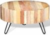 Couchtisch, Massiv Altholz natur, 38 x Ø 70 cm Bild 5