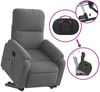 vidaXL Massagesessel mit Aufstehhilfe Dunkelgrau Mikrofasergewebe 3204938 Bild 5
