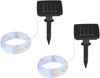 2er Set LED Solar Lichtschlauch für Außen mit RGB Beleuchtung, Länge 4,9 Meter Bild 2