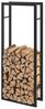 Kaminholzregal Kasan 50x150x25 cm Stahl Schwarz en. casa Bild 4