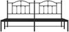 vidaXL Bettgestell mit Kopfteil Metall Schwarz 200x200 cm 353446 Bild 5