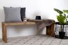 Sitzbank >Benidorm< in Braun, Teak - 140x48x35cm (BxHxT) Bild 2