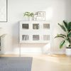 vidaXL Sideboard Weiß 100,5x39x107 cm Kaltgewalzter Stahl 853427 Bild 4