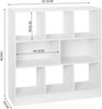 Woltu Bücherregal, Set 1-tlg, Standregal Lageregal mit 8 Fächern Aktenregal Bild 3
